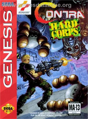 Cover Contra - Hard Corps for Genesis - Mega Drive